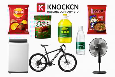 Chinese branded products offered by Knockcn Holding Company Ltd